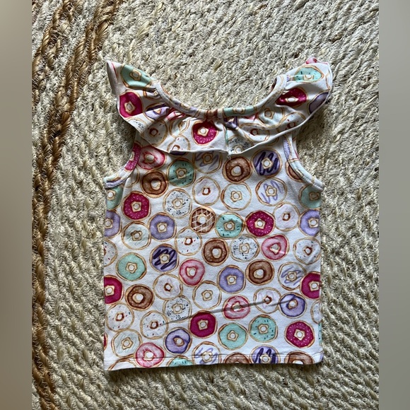 Small Shop Handmade Donut Ruffle Tank - Picture 3 of 6